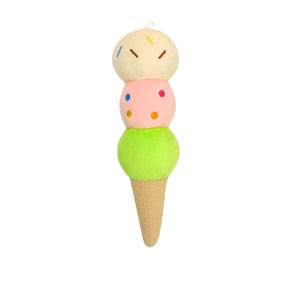 Creative Ice Cream Plush Massage Hammer Soft Stress Relief Toy For Home Office Relaxation
