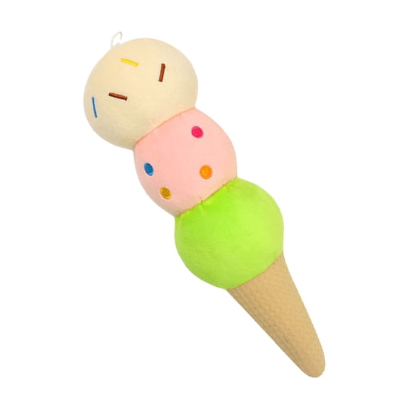 Creative Ice Cream Plush Massage Hammer Soft Stress Relief Toy For Home Office Relaxation