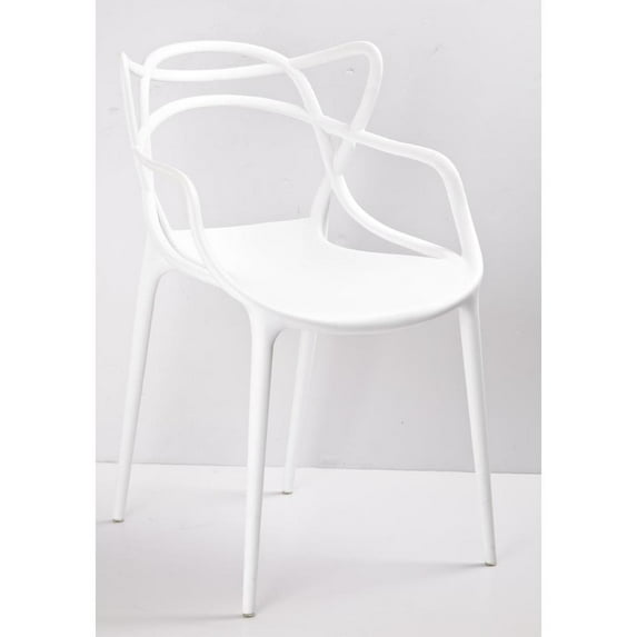Creative Images Pp Chair , White, Set Of 4