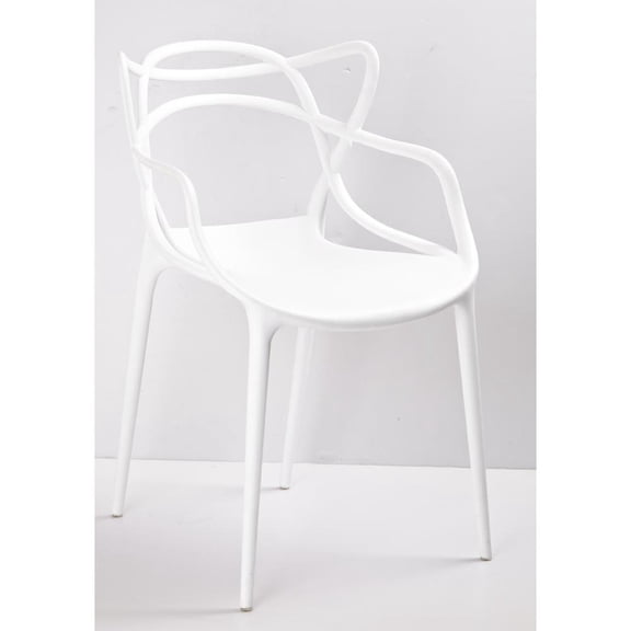 Creative Images Pp Chair , White, Set Of 4