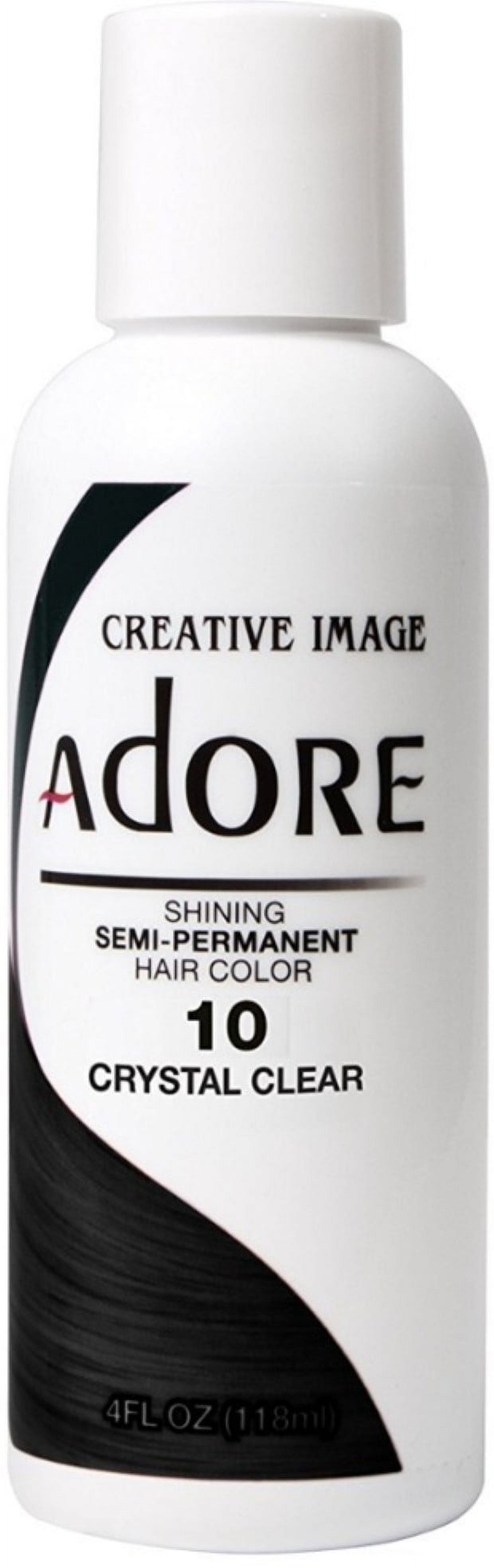 Creative Images Adore Semi-Permanent Haircolor, {010} Crystal Clear 4 oz