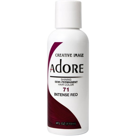 Creative Images Adore Semi-Permanent Haircolor, {071} Intense Red 4 oz (Pack of 2)