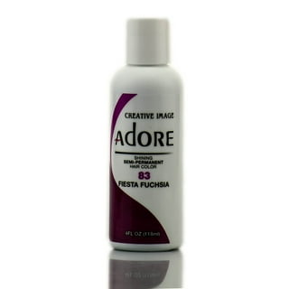 Adore Semi-Permanent Haircolor #140 Neon Pink 4 Ounce (118ml) (3 Pack) 