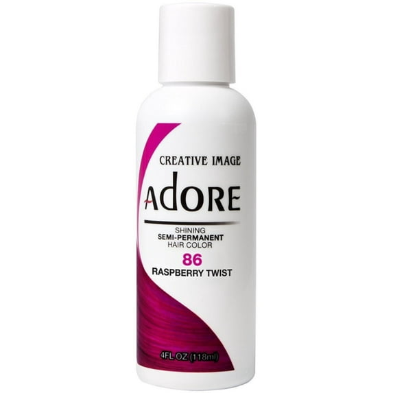Creative Images Adore Semi-Permanent Haircolor {086} Raspberry Twist 4 oz - (Pack of 6)