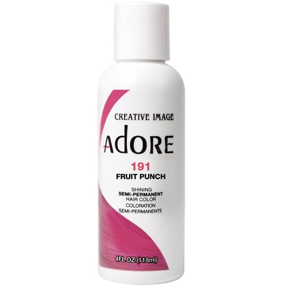 Creative Images Adore Semi-Permanent Haircolor [191], Fruit Punch 4 oz (Pack of 2)