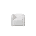 thumbnail image 1 of Creative Images International ELISSIDY Fabric Club Armchair in Off White, 1 of 7