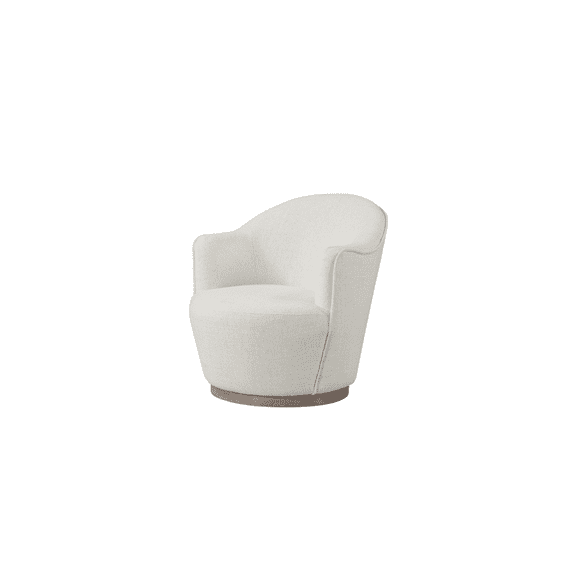 Creative Images International Ellisidy Fabric Accent Chair in Cream
