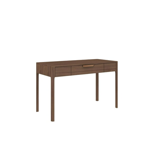 Creative Images International Wood Office Desk in Color Walnut
