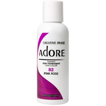 Creative Images Systems Adore Semi Permanent Hair Color, [82] Pink Rose 4 oz