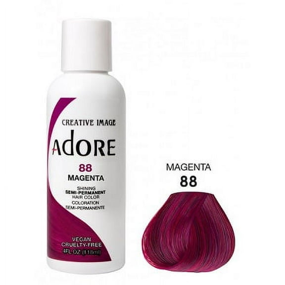 Creative Images Systems Adore Semi-Permanent Hair Color [#88 MAGENTA] * BEAUTY TALK LA *
