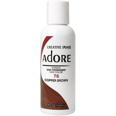 Creative Images Systems Adore Semi-Permanent Haircolor, [076] Copper Brown 4 oz