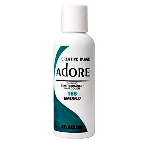 Creative Images Systems Adore Semi-Permanent Haircolor, [168] Emerald 4 oz