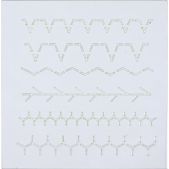 Creative Impressions Embroidery Shape Template Set -5/Pkg