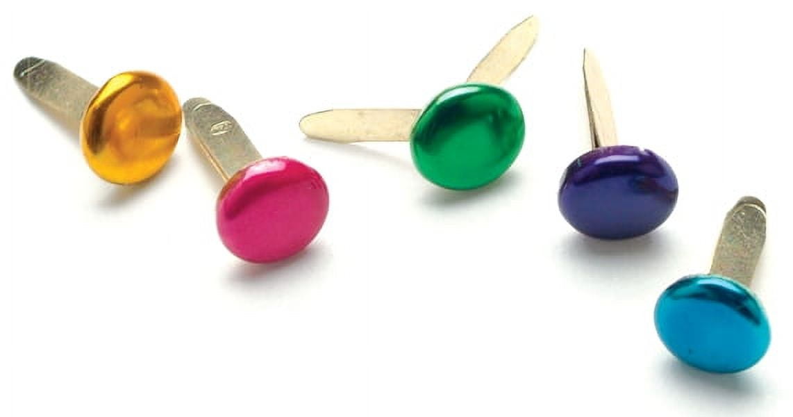 Creative Impressions Painted Metal Paper Fasteners 7mm 50/Pk-Round ...