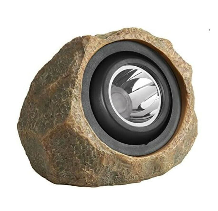Creative Industries 49310 Solar Rock Spot LED Light - Walmart.com