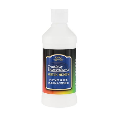 Creative Inspirations Acrylic Medium Polymer and Varnish - Versatile Acrylic Mediums and Varnish For Artists - Gloss 250mL