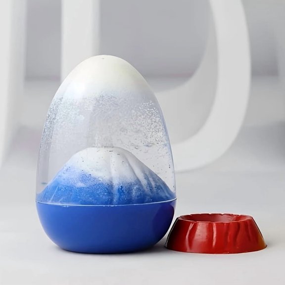 Creative Interactive Eggshell Volcano Ornament - Mini Eruption Sculpture & Stress-Relief Gift for Kids, Anniversary & Birthday | Home & Desk Decor