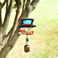thumbnail image 1 of Creative Iron Christmas Wind Chime, Colorful Santa Pendant, Balcony, Garden, Outdoor Decoration, Courtyard, Hanging Ornament, Indoor Holiday Decor, Festive Seasonal Sound Decor, 1 of 4
