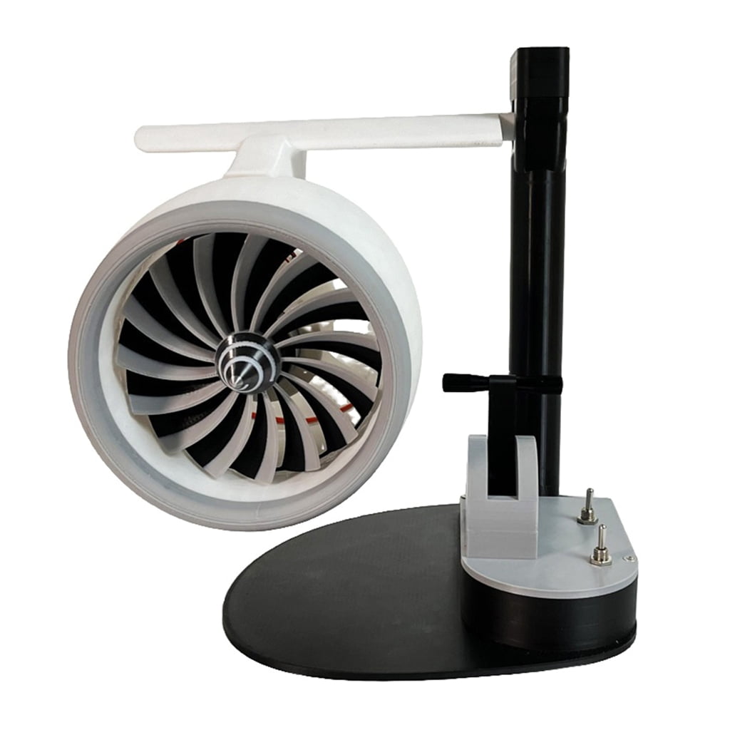 Creative Jet Engine Shaped USB Desktop Fan Adjustable Airflow Desk ...