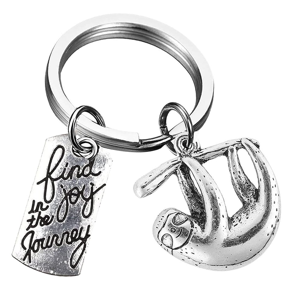 Creative Key Holder Decorative Keychain Stylish Sloth Design Key Holder