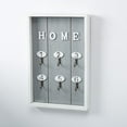 thumbnail image 1 of Creative Key Hook Gray Wall Mounted Key Hook Rack Wood Floating Storage Shelf for Home Wall Decorations, 1 of 9
