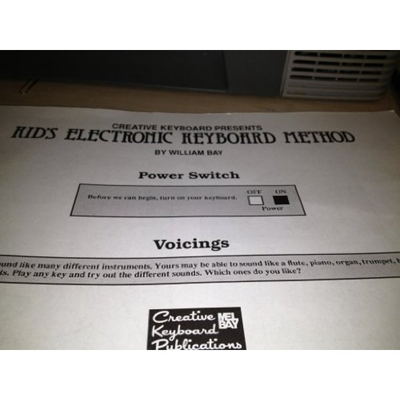 Pre-Owned Mel Bay Kid's Electronic Keyboard Method (Creative Keyboard) (Creative Keyboard) (Paperback) 0871667738 9780871667731