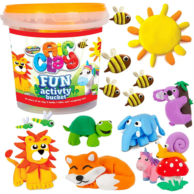 Creative Kids Air Clay Fun Activity Bucket