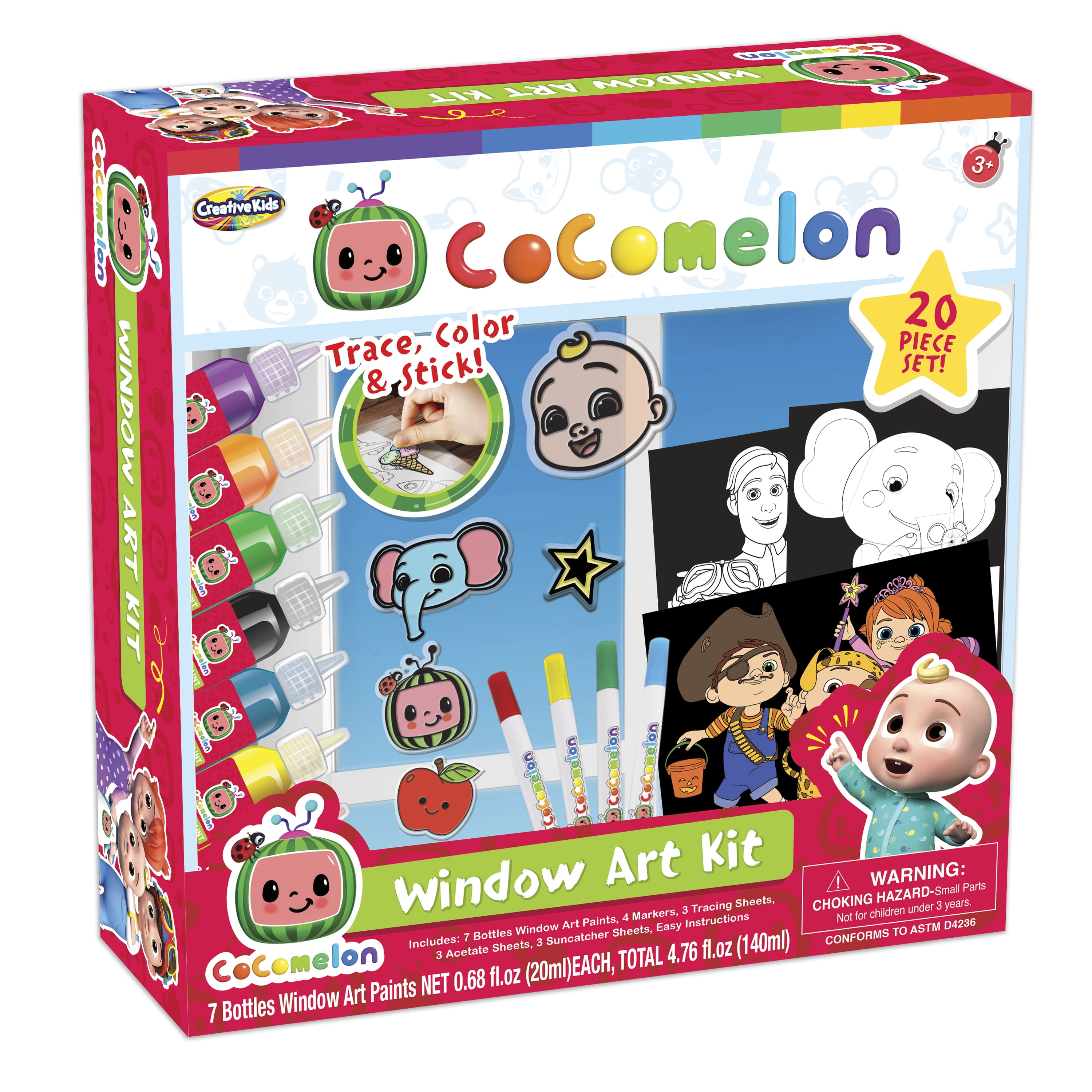Cocomelon Window Art Kit - 1 ea