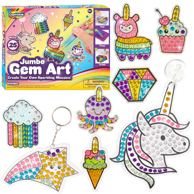 https://i5.walmartimages.com/seo/Creative-Kids-Jumbo-Gem-Art-Diamond-Painting-Kit-For-Make-Your-Own-25-Stickers-Magnets-Keychains-Suncatchers-1200-Pcs-Set-Unicorn-Pen-Arts-Crafts-Gif_8178d4cb-d7d4-4a0e-afc2-645a7c7abcaa.8bef1f103e044d79142981bdb0e4176b.jpeg?odnHeight=768&odnWidth=768&odnBg=FFFFFF