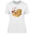 thumbnail image 1 of Creative Kids Playing Castle T-Shirt Women -Image by Shutterstock, Female XX-Large, 1 of 2