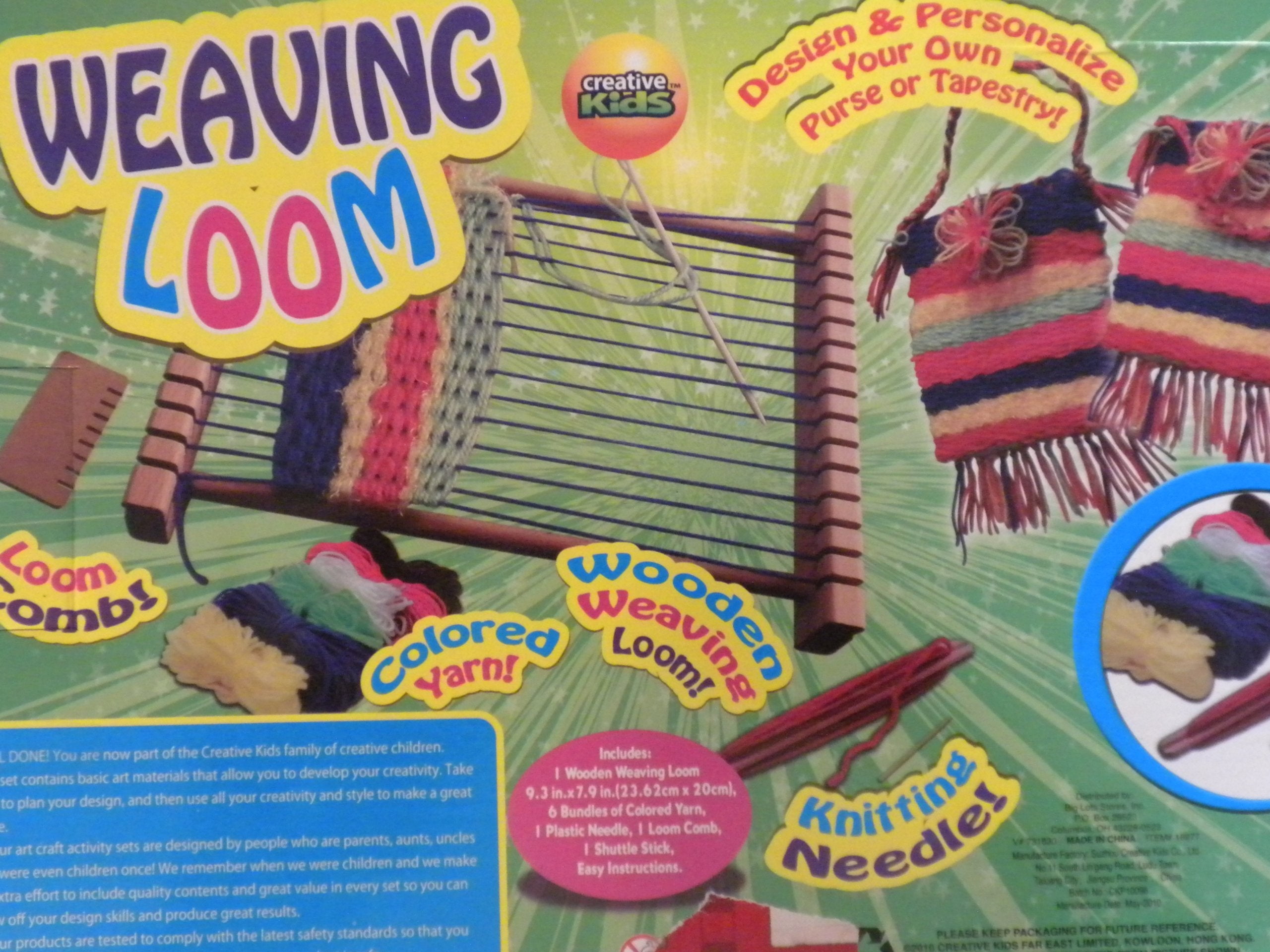 Weaving on a Family or Classroom Weaving Loom with Kids - Buggy and Buddy