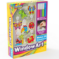 thumbnail image 1 of Creative Kids Window Paint Art Stickers Kit for Kids - Make Your Own 24 Suncatchers Set Age 6+, 1 of 9