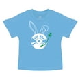 thumbnail image 1 of Creative Knitwear Easter Kids T-Shirt - Hip Hop Bunny - Carolina Blue - 3T, 1 of 1