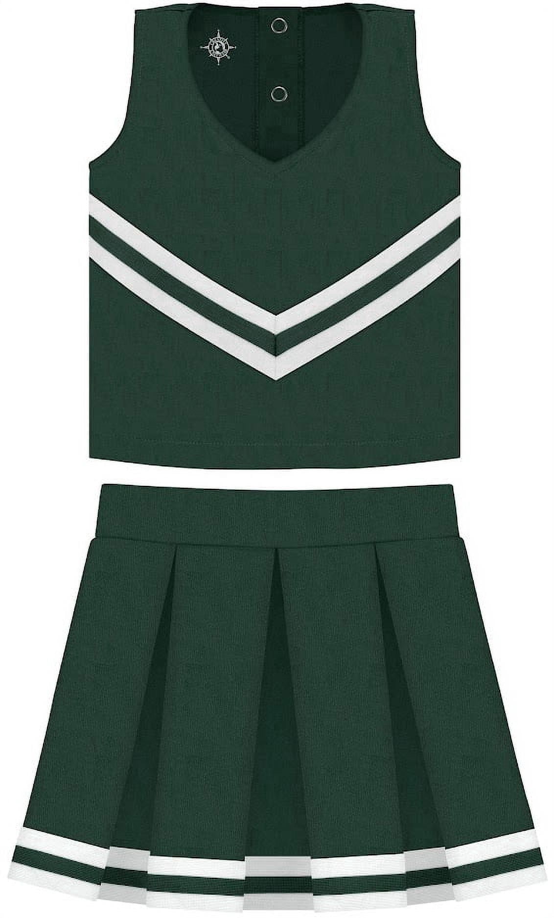 hunter green uniform dress Classroom School Uniforms Toddler Pique Polo Dress with Pleated Skirt, 2T, SS Hunter Green