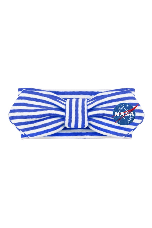 Infant Hair Knot with NASA Embroidery