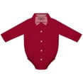 thumbnail image 1 of Creative Knitwear Infant Long Sleeve Button Down Dress Shirt- Sizes: 0/3m - 6/9m, 1 of 7
