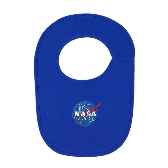 Creative Knitwear Infant Striped Bib with NASA Embroidery