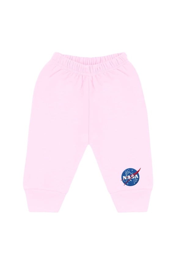 Infant and Toddler Jogger Sweatpants with NASA Embroidery, Sizes 0-3M to 4T