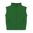 thumbnail image 1 of Creative Knitwear Kids Unisex Full Zip Polar Fleece Vest, Kelly, Sizes 12M - Size 6, 1 of 7