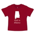 thumbnail image 1 of Creative Knitwear States Collection - Boys and Girls Infant and Toddler Tee Shirt - Made In Alabama - Crimson, 0-3 Months, 1 of 1