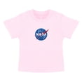 thumbnail image 1 of Creative Knitwear Infant and Toddler Short Sleeve T-Shirt with NASA Applique, Pink, Sizes 12M–4T, 1 of 5