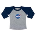 thumbnail image 1 of Creative Knitwear Infant and Toddler Raglan 3/4 Sleeve T-Shirt with NASA Embroidered Appliqué, Multiple Colors, Sizes 12M–4T, 1 of 5