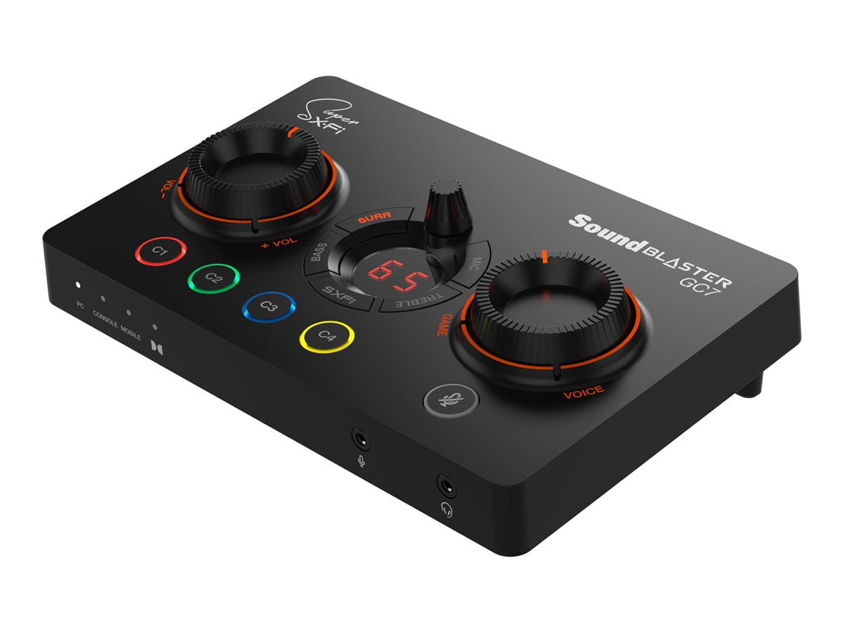 sound blaster GC7　DAC/アンプ Sound Blaster GC7 - カスタマイズが可能なプログラマブル