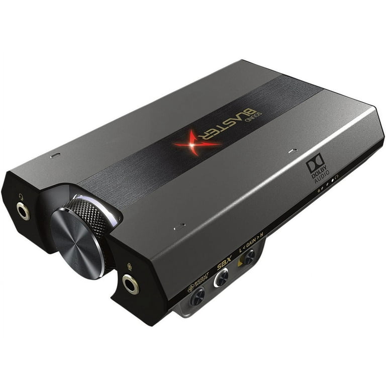 サウンドカード Sound BlasterX G6 Sound BlasterX G6 7.1 HD Gaming DAC and External USB Sound