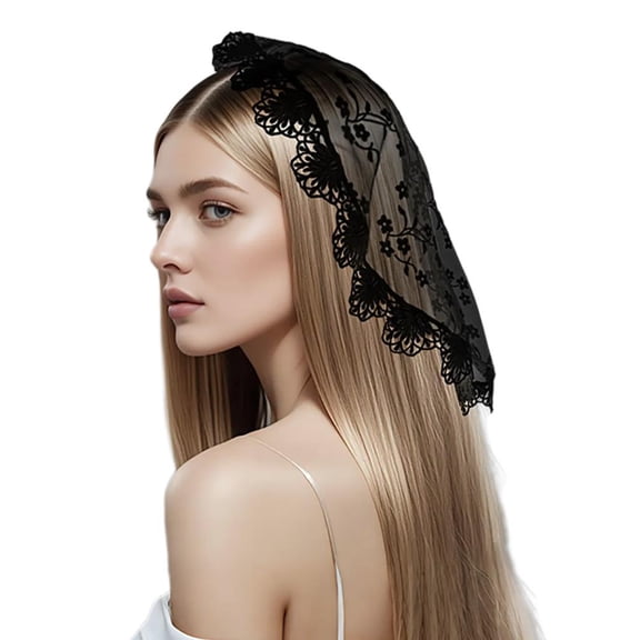Creative Lace Head Scarf Daily Wear Head Decoration For Women Attending Church Or Adding Sophistication To Any Look