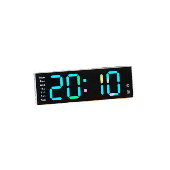 Creative Large Screen Led Wall Clock: Multifunctional Atmosphere Decoration