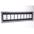 thumbnail image 1 of Creative Letter Art 9 Opening Driftwood Frame with Real Glass, Black Mat to Hold 4x6 Photographs for Your Name, Special Word, Wedding or Collage, 1 of 6