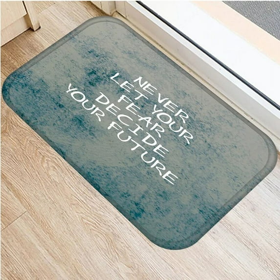 Creative Letter Doormat Welcome Home Entrance Floor Rug Non-slip Doormat Kitchen Bathroom Mat Outdoor Mat