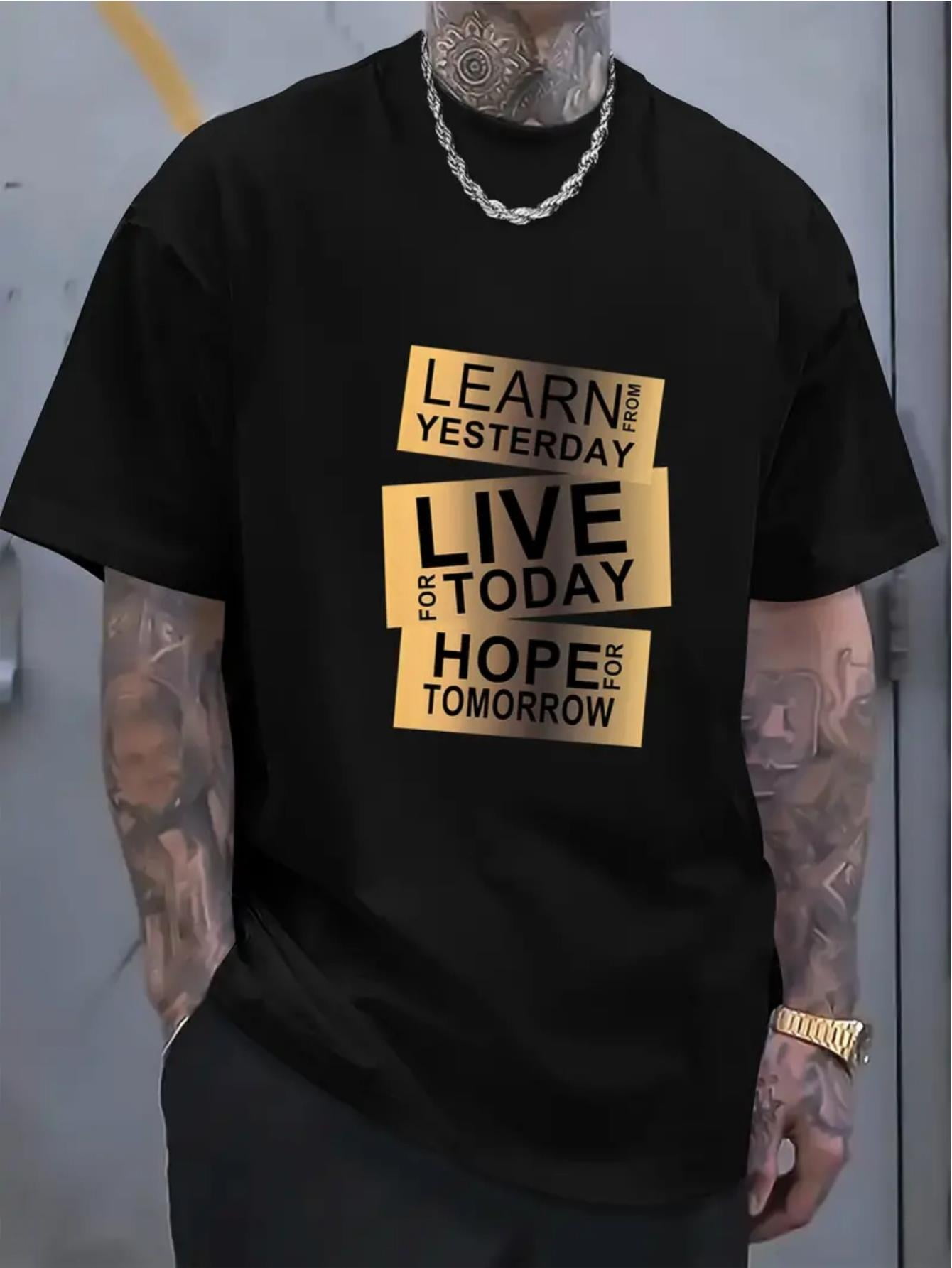 Front Letter Printed T-shirt
