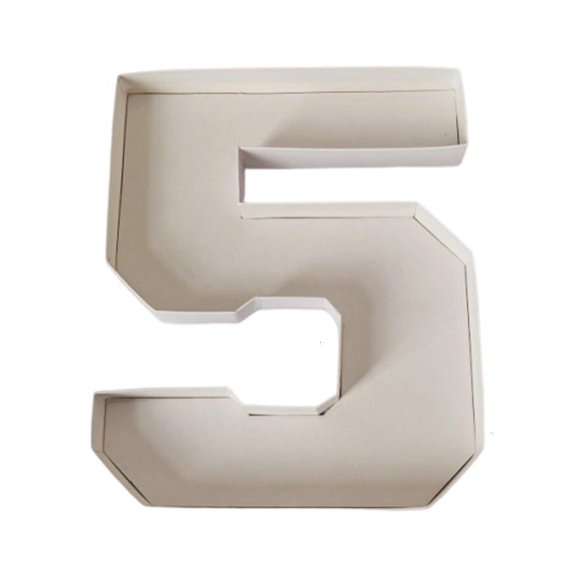 Creative Letter Shape Food Storage Box Biodegradable Candy Holder Container For Travel Picnics Event